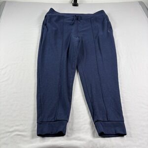 Polo Ralph Lauren Jogger Pants Mens 2XL Blue Luxury Jersey Athleisure Lounge